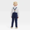 Toddler Boys' Long Sleeve Button-Down Shirt And Suspender Pants Set - Cat & Jack™ White 1 Toddler Boys' Long Sleeve Button-Down Shirt And Suspender Pants Set - Cat & Jack™ White -Kid Clothing GUEST 012dd9c2 d00b 4772 a28f ce8abaa80dea