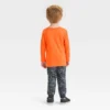 Toddler Boys' Halloween Long Sleeve T- Shirt And Pull-On Pants - Cat & Jack™ Orange -Kid Clothing GUEST 01479ece 22c8 4db0 9c97 26e171869a4a