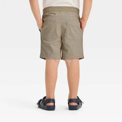 Toddler Boys' Chambray Solid Pull-On Shorts - Cat & Jack™ 3 Toddler Boys' Chambray Solid Pull-On Shorts - Cat & Jack™