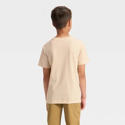 Boys' Short Sleeve Space Bulldog Graphic T-Shirt - Cat & Jack™ Beige 4 Boys' Short Sleeve Space Bulldog Graphic T-Shirt - Cat & Jack™ Beige - Image 2