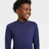 Boys' Solid Long Sleeve Rash Guard Swim Shirt - Cat & Jack™ Navy Blue 1 Boys' Solid Long Sleeve Rash Guard Swim Shirt - Cat & Jack™ Navy Blue -Kid Clothing GUEST 08dbc389 f9de 4b80 95ed 6f7cab08fc34
