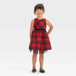 Toddler Girls' Plaid Dress - Cat & Jack™ Red 7 Toddler Girls' Plaid Dress - Cat & Jack™ Red -Kid Clothing GUEST 0ba3d9e4 a6cd 410b 8ffb 613cc524316c