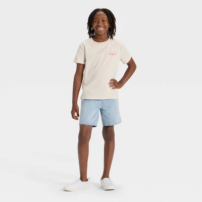 Boys' Short Sleeve 'Hot Sauce' Graphic T-Shirt - Cat & Jack™ Heather Beige 5 Boys' Short Sleeve 'Hot Sauce' Graphic T-Shirt - Cat & Jack™ Heather Beige - Image 3