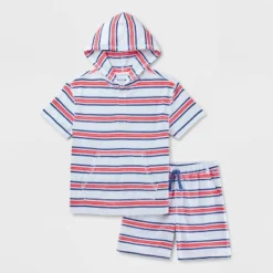Boys' Adaptive 4th Of July Short Sleeve Stripe Short Set - Cat & Jack™ White 9 Boys' Adaptive 4th Of July Short Sleeve Stripe Short Set - Cat & Jack™ White -Kid Clothing GUEST 0c6abf76 5819 4b9d 8ea7 ff4b287578ef
