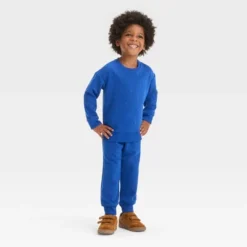 Toddler Boys' Embossed Knit Sweatshirt And Jogger Pants Set - Cat & Jack™ Blue 7 Toddler Boys' Embossed Knit Sweatshirt And Jogger Pants Set - Cat & Jack™ Blue -Kid Clothing GUEST 0c78592e 64fa 4e3d a63f c5263be269c0