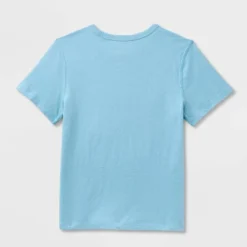 Kids' Adaptive Short Sleeve 4th Of July Baseball Graphic T-Shirt - Cat & Jack™ Blue