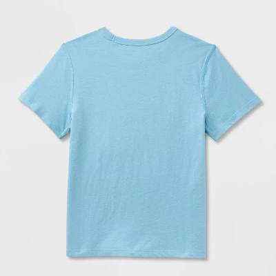 Kids' Adaptive Short Sleeve 4th Of July Baseball Graphic T-Shirt - Cat & Jack™ Blue 3 Kids' Adaptive Short Sleeve 4th Of July Baseball Graphic T-Shirt - Cat & Jack™ Blue