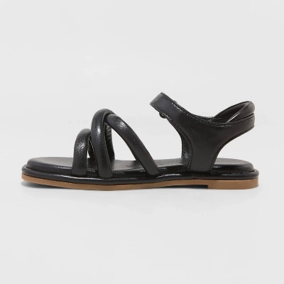 Toddler Girls' Kari Ankle Strap Sandals - Cat & Jack™ 3 Toddler Girls' Kari Ankle Strap Sandals - Cat & Jack™