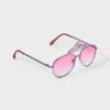 Girls' Crown Aviator Sunglasses - Cat & Jack™ Metallic Pink: UV Protection, Adjustable Nose Pads 2 Girls' Crown Aviator Sunglasses - Cat & Jack™ Metallic Pink: UV Protection, Adjustable Nose Pads -Kid Clothing GUEST 0ed1a95c 4dcf 4d2a 85a8 c232c6615642