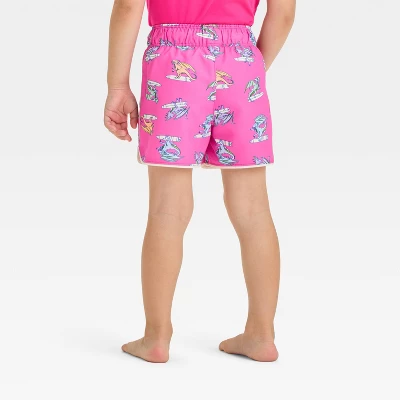 Toddler Boys' Dragon Swim Shorts - Cat & Jack™ Pink 3 Toddler Boys' Dragon Swim Shorts - Cat & Jack™ Pink