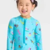 Toddler Girls' Sealife One Piece Swimsuit - Cat & Jack™ Turquoise Blue 1 Toddler Girls' Sealife One Piece Swimsuit - Cat & Jack™ Turquoise Blue -Kid Clothing GUEST 0f54c711 3243 44c4 b9f9 660763d42945