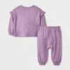 Baby Girls' 2pc Ruffle Cozy Thermal Sweatshirt & Jogger Pants Set - Cat & Jack™ 2 Baby Girls' 2pc Ruffle Cozy Thermal Sweatshirt & Jogger Pants Set - Cat & Jack™ -Kid Clothing GUEST 100fc58e c14d 4a3a bad4 1ba2d6336f35
