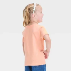 Toddler Girls' Butterfly Graphic T-Shirt - Cat & Jack™ Peach Orange 7 Toddler Girls' Butterfly Graphic T-Shirt - Cat & Jack™ Peach Orange -Kid Clothing GUEST 106b3487 a856 430b 9e71 4b9f2f0d4da0