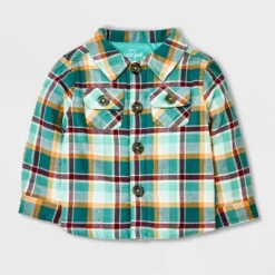 Baby Boys' Plaid Shacket - Cat & Jack™ Green 7 Baby Boys' Plaid Shacket - Cat & Jack™ Green -Kid Clothing GUEST 10cfa5fa 3902 49b4 9f7b c44e1a955c22