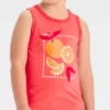 Toddler Girls' 'Oranges' Graphic Tank Top - Shirt - Cat & Jack™ Coral Orange -Kid Clothing GUEST 1187249b 9f7b 4d67 8eb9 7102c11f85ba