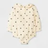 Baby Girls' Bow Printed Velour Romper - Cat & Jack™