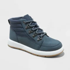 Boys' Damien Boots - Cat & Jack™ Navy Blue -Kid Clothing GUEST 17c3c1b8 13ff 4715 96ba b10c37e6a63e