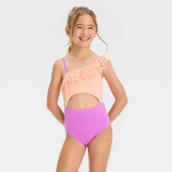 Girls' 'Beach Dreams' Solid One Piece Swimsuit - Cat & Jack™ Pink 7 Girls' 'Beach Dreams' Solid One Piece Swimsuit - Cat & Jack™ Pink -Kid Clothing GUEST 18294e71 73b1 4009 891a 58aa1c06f862