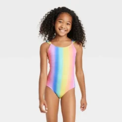 Girls' Daydream Ombre One Piece Swimsuit - Cat & Jack™ -Kid Clothing GUEST 184191a8 e663 455e 9972 b1706251b7ee