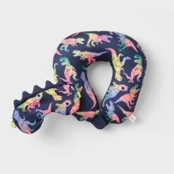 Kids' Neck Pillow And Eye Mask Set Dino - Cat & Jack™ -Kid Clothing GUEST 18f8801f b0d8 4c6e 885d 5e96c33e68c3