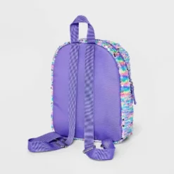 Girls' 10.5" Reverse Sequin Mini Backpack - Cat & Jack™ Purple