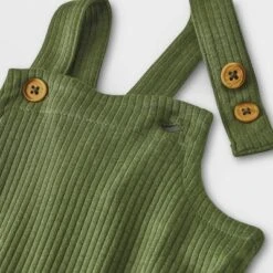 Baby 2pc Long Sleeve Bodysuit & Overalls Set - Cat & Jack™ Olive Green -Kid Clothing GUEST 1c9a120a 292e 44fa a43b b49c88cf0e5b