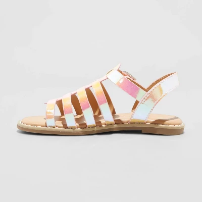 Toddler Girls' Shanel Colorblock Fisherman Sandals - Cat & Jack™ 3 Toddler Girls' Shanel Colorblock Fisherman Sandals - Cat & Jack™