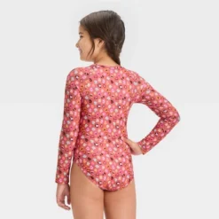 Girls' Wild Leopard Spots One Piece Rash Guard - Cat & Jack™ -Kid Clothing GUEST 1cfd90df aff6 419e bd6d 502380eccf97