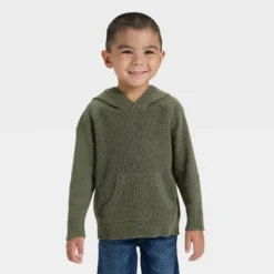 Toddler Boys' Waffle Hooded Sweater - Cat & Jack™ Olive Green 7 Toddler Boys' Waffle Hooded Sweater - Cat & Jack™ Olive Green -Kid Clothing GUEST 1f5213f8 20de 4938 9af0 88c258a17c28