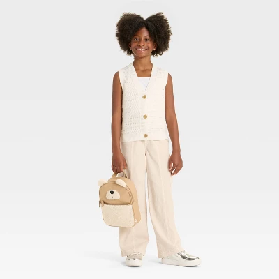 Girls' Button-Front Sweater Vest - Cat & Jack™ 4 Girls' Button-Front Sweater Vest - Cat & Jack™ - Image 2