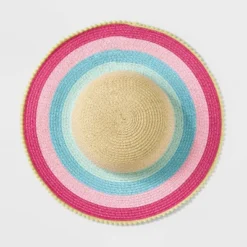 Girls' Striped Floppy Hat - Cat & Jack™