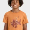 Boys' Short Sleeve Skeleton Rodeo Graphic T-Shirt - Cat & Jack™ Dark Brown -Kid Clothing GUEST 2313a41f 2cfd 4ae8 95a7 7f2d12535cb0