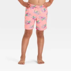 Boys' Surf Dinosaur Printed Swim Shorts - Cat & Jack™ Orange -Kid Clothing GUEST 234c6309 883a 4bfe b3df 7dd1bca61a0b