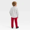 Toddler Boys' Long Sleeve Woven Shirt And Pants Set - Cat & Jack™ Gray 1 Toddler Boys' Long Sleeve Woven Shirt And Pants Set - Cat & Jack™ Gray -Kid Clothing GUEST 24669ef3 9cbf 4dae 9a6f 870141ee7ab2