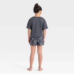 Girls' 2pc Halloween Short Sleeve Pajama Set - Cat & Jack™