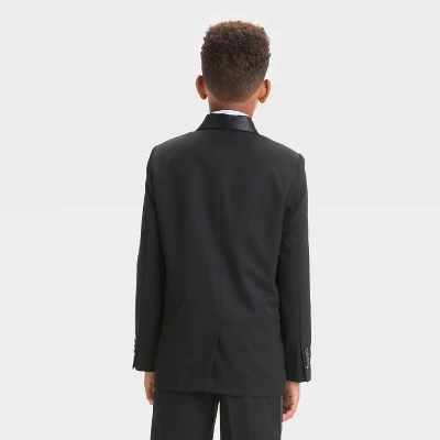 Boys' Suit Tuxedo Jacket - Cat & Jack™ Black 3 Boys' Suit Tuxedo Jacket - Cat & Jack™ Black