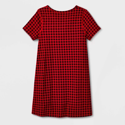 Girls' 2pk Adaptive Short Sleeve Holiday Dress - Cat & Jack™ Off-White 3 Girls' 2pk Adaptive Short Sleeve Holiday Dress - Cat & Jack™ Off-White