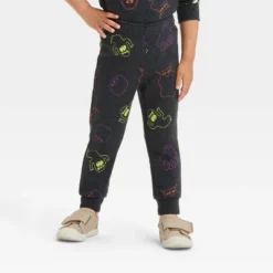 Toddler Boys' Skeleton Halloween Long Sleeve Fleece Crewneck And Jogger Pants Set - Cat & Jack™ Black -Kid Clothing GUEST 2835d851 e186 40c4 9526 4ffd217f2336