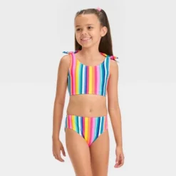 Girls' Festive Striped Bikini Set - Cat & Jack™ 7 Girls' Festive Striped Bikini Set - Cat & Jack™ -Kid Clothing GUEST 285d24fc 39c5 4830 8d17 c56debbbb7ad