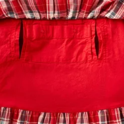 Girls' Adaptive Abdominal Access Long Sleeve Plaid Tiered Woven Dress - Cat & Jack™ Red -Kid Clothing GUEST 2adfdcf0 0059 49fe 8902 15c05e2c16c2