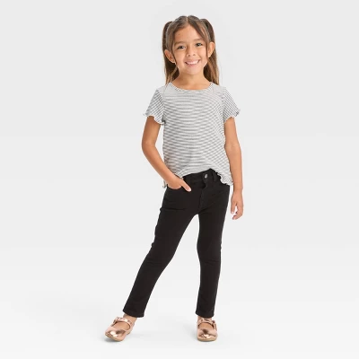 Toddler Jeggings - Cat & Jack™ Black 4 Toddler Jeggings - Cat & Jack™ Black - Image 2