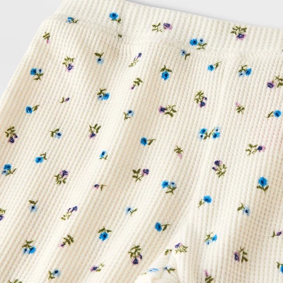 Baby Girls' 2pc Waffle Sweatshirt & Legging Set - Cat & Jack™ 5 Baby Girls' 2pc Waffle Sweatshirt & Legging Set - Cat & Jack™ - Image 3