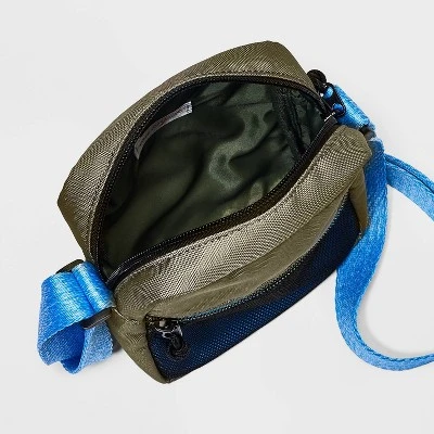 Kids' Colorblock Crossbody Bag - Cat & Jack™ Olive Green 4 Kids' Colorblock Crossbody Bag - Cat & Jack™ Olive Green - Image 2