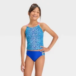 Girls' Leopard Spot Printed Tankini Set - Cat & Jack™ Blue 7 Girls' Leopard Spot Printed Tankini Set - Cat & Jack™ Blue -Kid Clothing GUEST 31ec589f e5b7 41f8 87de 8956a39aeae7