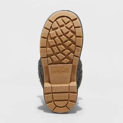 Kids' Kit Lace-Up Winter Boots - Cat & Jack™ 5 Kids' Kit Lace-Up Winter Boots - Cat & Jack™ - Image 3
