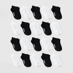 Toddler 20pk Low Cut Socks - Cat & Jack™ Black/White 7 Toddler 20pk Low Cut Socks - Cat & Jack™ Black/White -Kid Clothing GUEST 365eb9a9 6ef4 40bb ac5b 3dcb8832603b