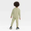 Toddler Boys' Embossed Knit Crew And Jogger Pants Set - Cat & Jack™ Green 2 Toddler Boys' Embossed Knit Crew And Jogger Pants Set - Cat & Jack™ Green -Kid Clothing GUEST 376b1c15 05b8 42a5 bdd0 848379e82262