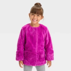Toddler Faux Fur Jacket - Cat & Jack™ Pink -Kid Clothing GUEST 37b82ab5 9651 4dcb bec5 96019aaa28f4