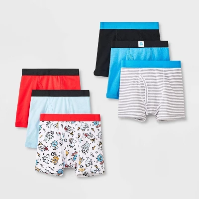 Toddler Boys' 6pk 'Monsters' Boxer Briefs - Cat & Jack™ 6 Toddler Boys' 6pk 'Monsters' Boxer Briefs - Cat & Jack™ - Image 4