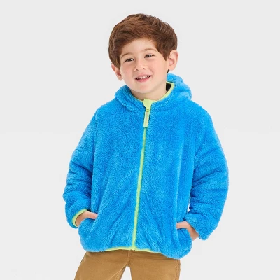 Toddler Reversible Puffer Jacket - Cat & Jack™ 4 Toddler Reversible Puffer Jacket - Cat & Jack™ - Image 2
